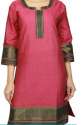 maroon cotton kurti