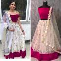 Designer Net Lehenga thumb 3