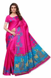 Klamkari khadi Silk Saree