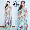 Kriti in Sky - designer net saree