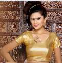 golden-plain-blouse