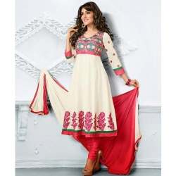 Cambric Cotton Anarkali Suit