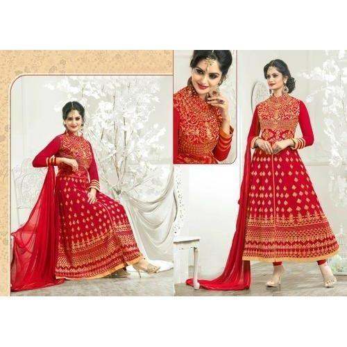 Red Anarkali Suits