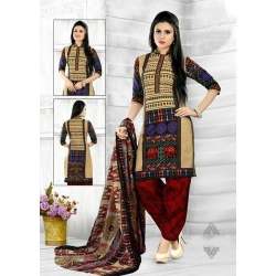 Stylish Printed Cotton Suit