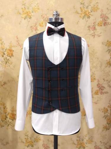 Party wear Black and white Waistcoats for men  by Shahanshah Enterprises