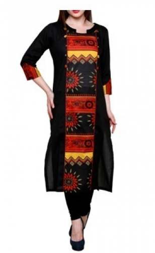 Printed Casual Straight Kurti 