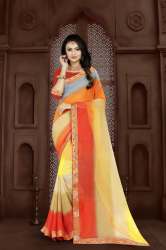 Designer Maharani Border Saree from Surat 