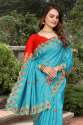 EMBROIDERY SAREES PC-22 thumb 1