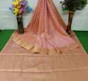 Exclusive fancy organza silk weaving sarees thumb 4