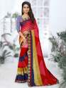 georgette-saree-with-attractive-lace-border