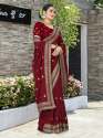 HEAVY EMBROIDERY WORK & STONE WORK SAREE thumb 2