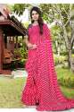 Leheriya Saree With Jhalar thumb 2