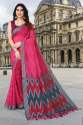 LINEN COTTON DIGITAL PRINT SAREE PC-23 thumb 6