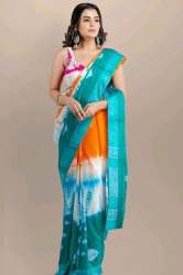 LINEN COTTON DIGITAL PRINTD SAREES PC-14