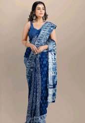 LINEN COTTON DIGITAL PRINTD SAREES