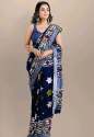 LINEN COTTON DIGITAL PRINTD SAREES thumb 2