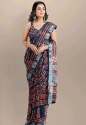LINEN COTTON DIGITAL PRINTD SAREES thumb 3