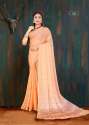 PATANKAR FAB PERESNT  FANCY CHIFFON BRASSO SAREE thumb 3