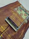 Patankar fab present zari silk weaving sarees thumb 4