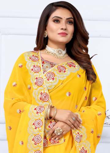 PATANKAR FAB PRESENTS EMBROIDERY SAREES 