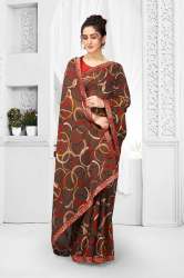 Printed Georgette SAREE PF : 394