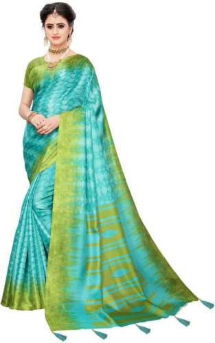 Printed Khadi Silk Saree PF-171