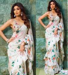 Floral Printed Saree