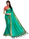 green-silk-saree