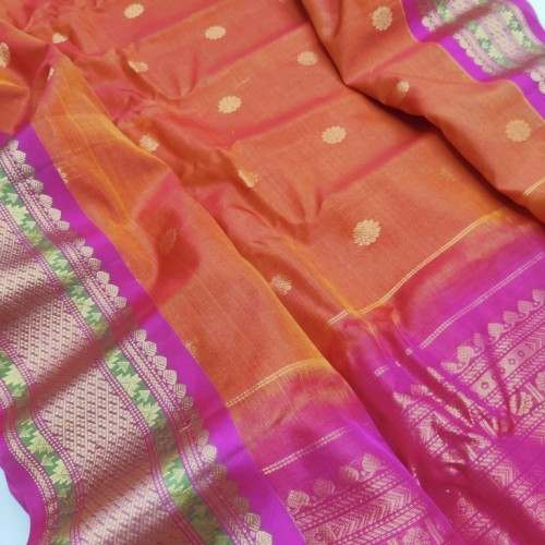 Sico Gadwal Saree with Pure Blouse 