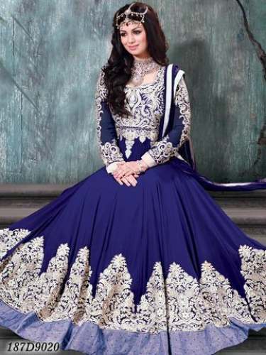 Georgette Net Embroidery Anarkali Salwar by Daily Buyys Retail Private Limited