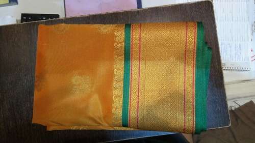 Banarasi fancy heavy border saree by Peshwai Silk