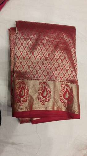 brocade silk saree by Peshwai Silk