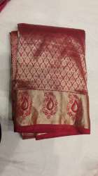 brocade silk saree