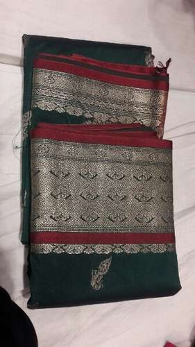 semi silk kanjiwarm saree by Peshwai Silk