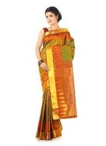 Kanjivaram silk saree by Lazaree