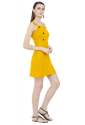 Miss Chase Women's Bandage Mustard Dress thumb 1