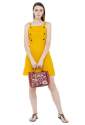 Miss Chase Women's Bandage Mustard Dress thumb 2