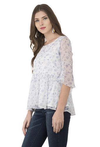 Women Chiffon Top by Redmoon Enterprises