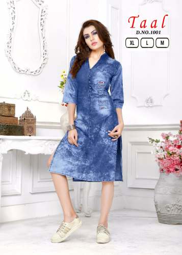 Denim kurti - TAAL : VOL ,1