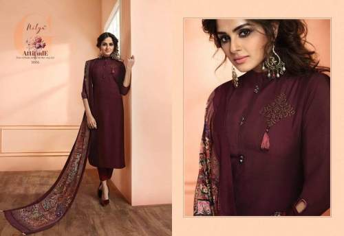 Designer Kurti with Bottom And Dupatta