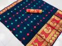 Pure Cotton Silk Saree With Contrast Pallu thumb 4
