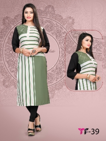 Crepe Kurtis  by sadabahar fashion