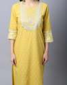 Cotton Kurti With Pant And Dupatta Set thumb 3