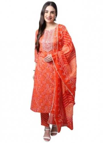 Jaipuri Cotton Kurti Pant Set by Jainam Overseas Pvt Ltd