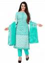 Ladies Cotton Printed Unstitched Salwar Suit  thumb 2