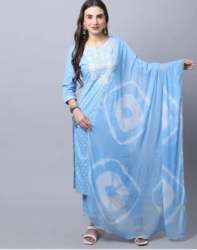 Straight Kurti Pant Set With Dupatta