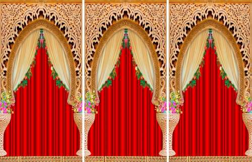 3d digital Print decoration Tent Fabric by amar textile