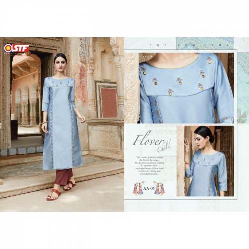 Fancy Party wear Silk Kurti by Garmeto Fashoin