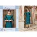 Fancy Party wear Silk Kurti thumb 1