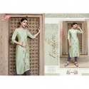 Fancy Party wear Silk Kurti thumb 5